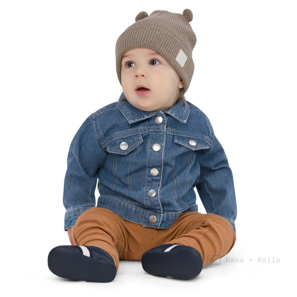 Customised Baby Name Organic Cotton Jacket