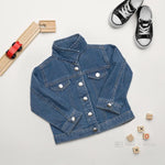 Load image into Gallery viewer, Customised Baby Name Organic Cotton Jacket
