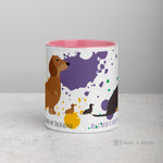 Load image into Gallery viewer, Dachshund Mug With Color Inside Mugs
