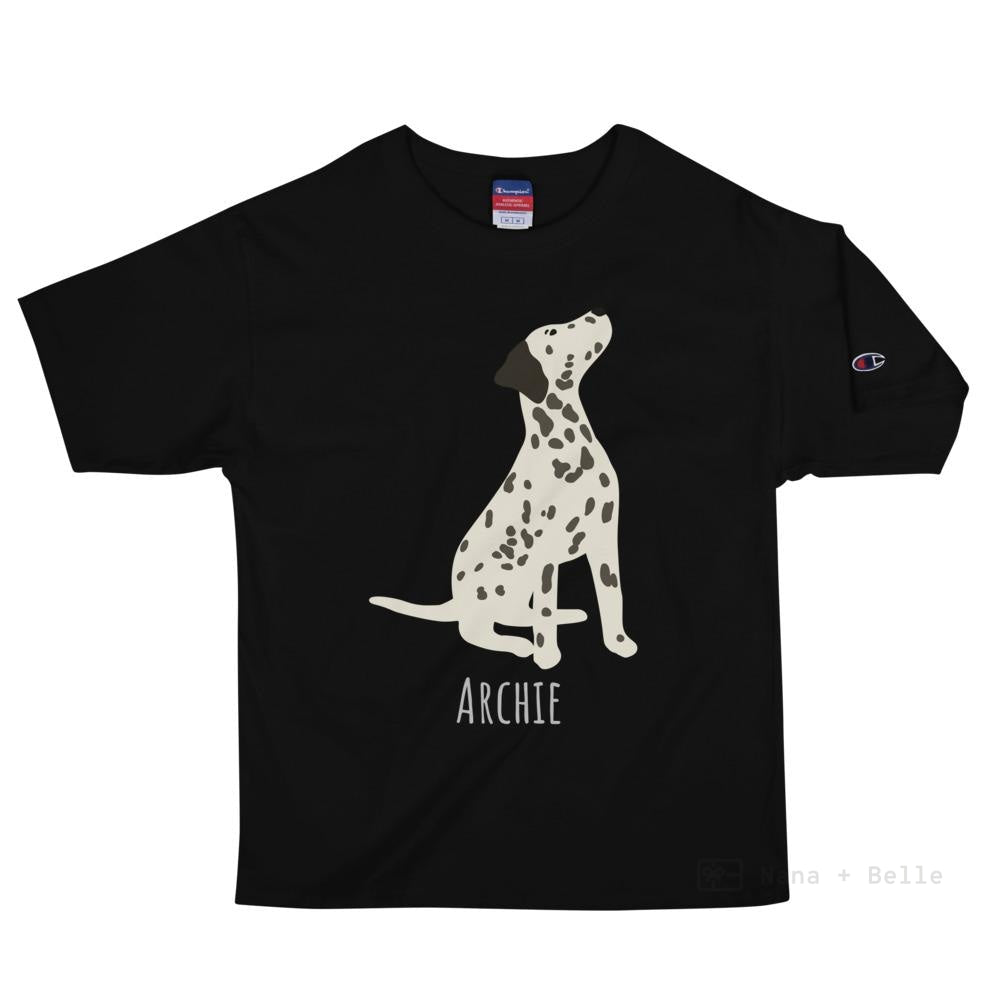 Dalmatian Customised Champion T-Shirt Black / S