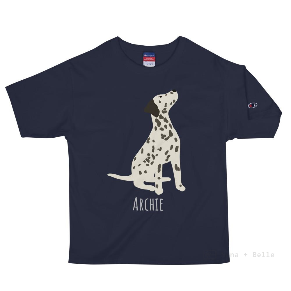 Dalmatian Customised Champion T-Shirt Navy / S