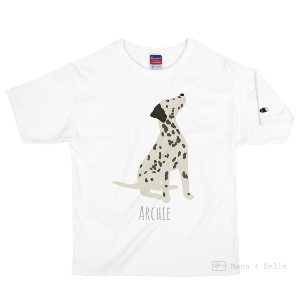 Dalmatian Customised Champion T-Shirt White / S