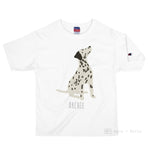 Load image into Gallery viewer, Dalmatian Customised Champion T-Shirt White / S
