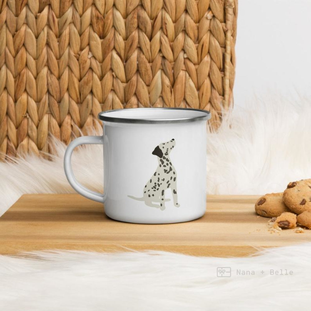 Dalmatian Dog Enamel Mug Mugs