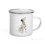 Load image into Gallery viewer, Dalmatian Dog Enamel Mug Mugs
