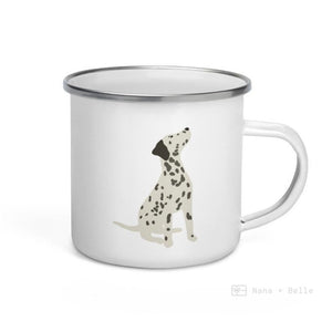 Dalmatian Dog Enamel Mug Mugs