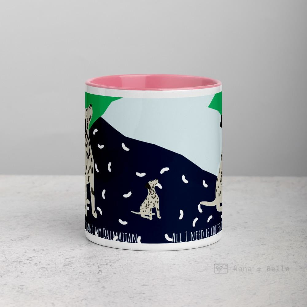 Dalmatian Mug With Colour Inside Mugs