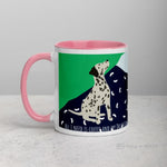 Load image into Gallery viewer, Dalmatian Mug With Colour Inside Mugs
