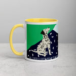 Load image into Gallery viewer, Dalmatian Mug With Colour Inside Mugs
