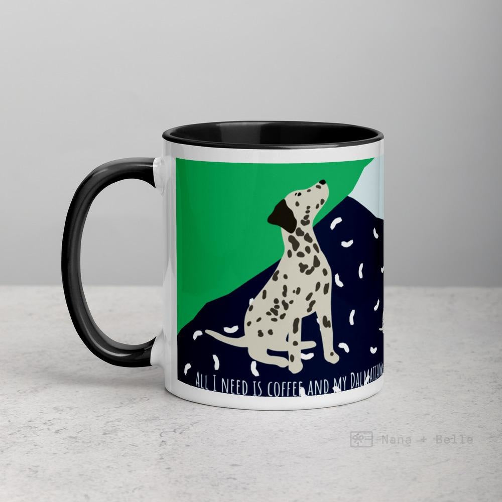 Dalmatian Mug With Colour Inside Mugs