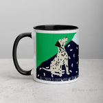 Load image into Gallery viewer, Dalmatian Mug With Colour Inside Mugs
