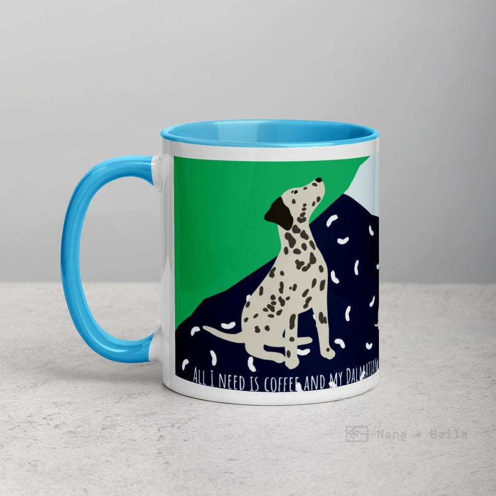 Dalmatian Mug With Colour Inside Mugs