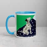 Load image into Gallery viewer, Dalmatian Mug With Colour Inside Mugs
