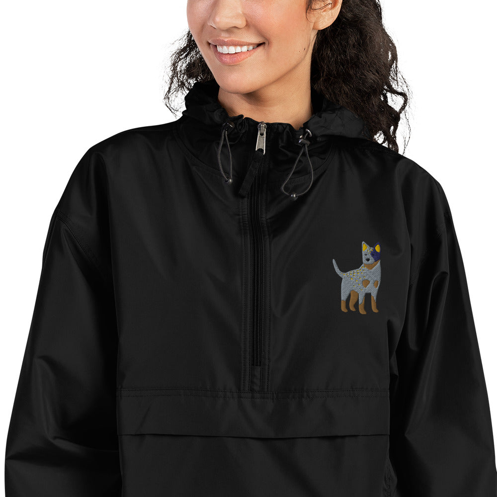 Australian Cattle Dog Embroidered Champion Packable Jacket for Heeler Lovers