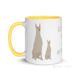 Load image into Gallery viewer, Fawn Doberman Mug For Lovers Mugs
