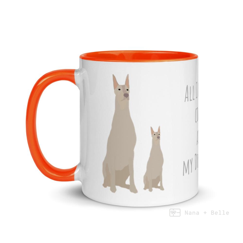 Fawn Doberman Mug For Lovers Mugs