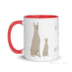 Load image into Gallery viewer, Fawn Doberman Mug For Lovers Mugs
