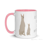 Load image into Gallery viewer, Fawn Doberman Mug For Lovers Mugs
