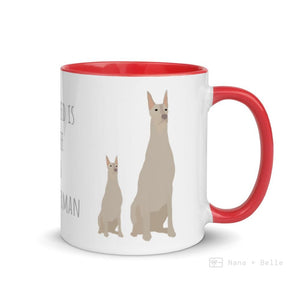 Fawn Doberman Mug For Lovers Red Mugs