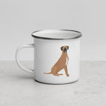 Load image into Gallery viewer, Fawn Great Dane Enamel Mug / Cup Mugs
