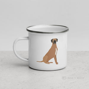 Fawn Great Dane Enamel Mug / Cup Mugs