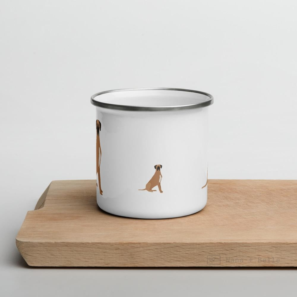 Fawn Great Dane Enamel Mug / Cup Mugs