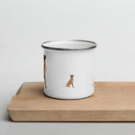 Load image into Gallery viewer, Fawn Great Dane Enamel Mug / Cup Mugs
