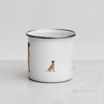 Load image into Gallery viewer, Fawn Great Dane Enamel Mug / Cup Mugs
