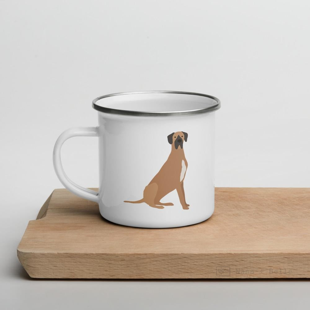 Fawn Great Dane Enamel Mug / Cup Mugs