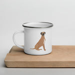 Load image into Gallery viewer, Fawn Great Dane Enamel Mug / Cup Mugs
