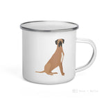 Load image into Gallery viewer, Fawn Great Dane Enamel Mug / Cup Mugs
