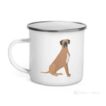 Load image into Gallery viewer, Fawn Great Dane Enamel Mug / Cup Mugs
