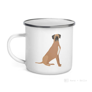 Fawn Great Dane Enamel Mug / Cup Mugs