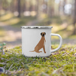 Load image into Gallery viewer, Fawn Great Dane Enamel Mug / Cup Mugs
