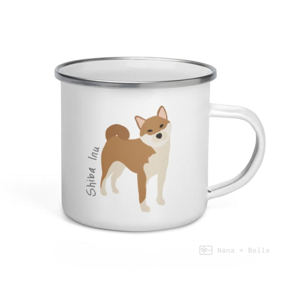 Fawn Shiba Inu Enamel Mug Mugs