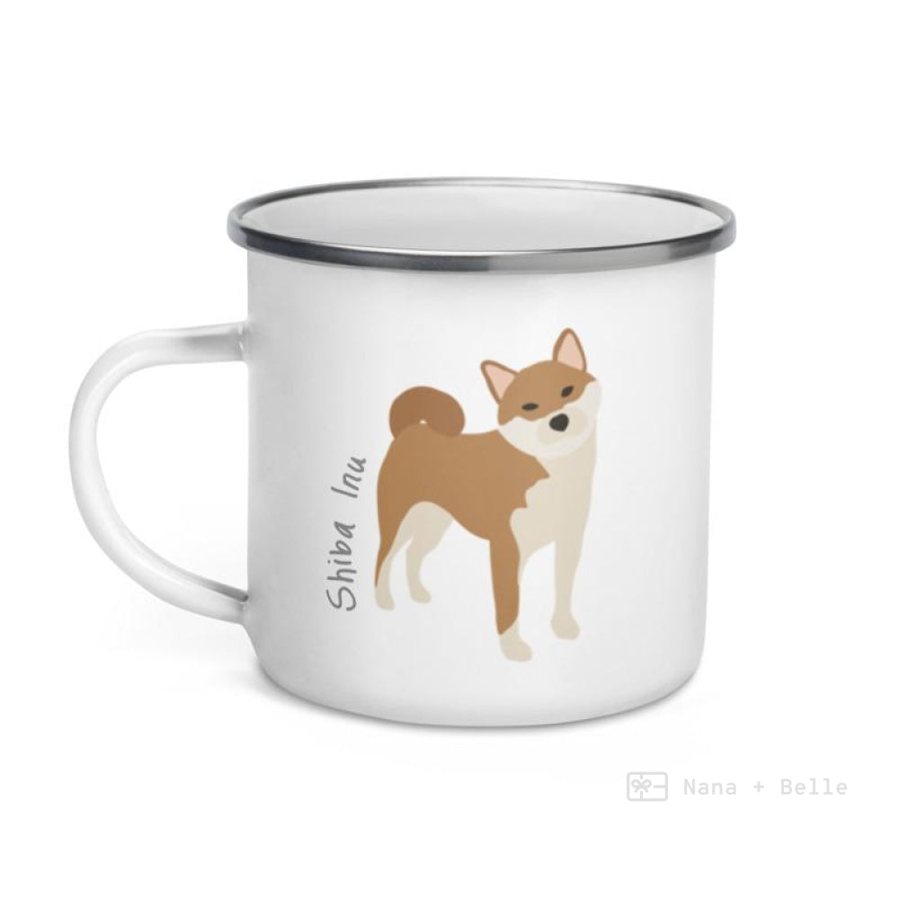 Fawn Shiba Inu Enamel Mug Mugs