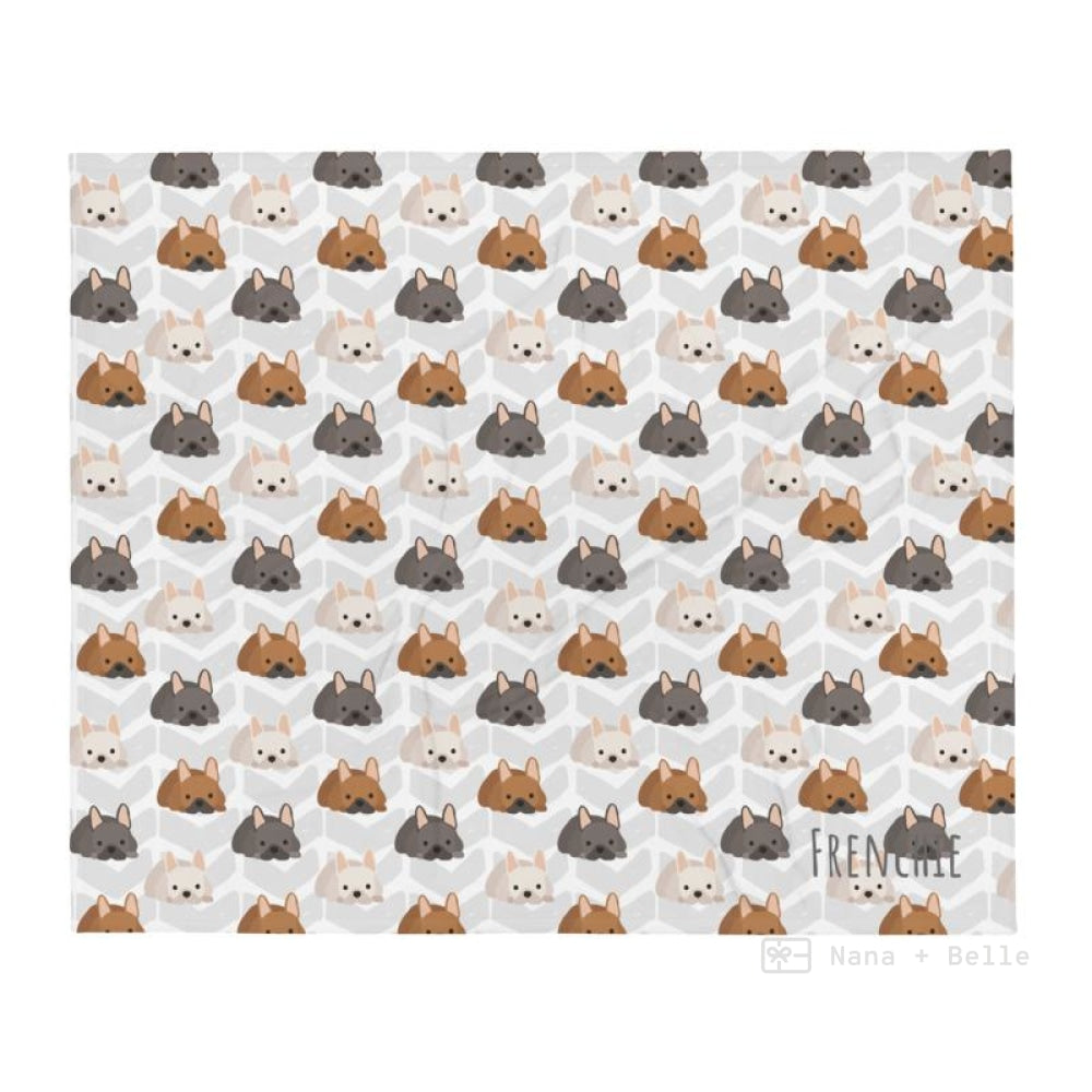 French Bulldog Throw Blanket