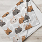 Load image into Gallery viewer, French Bulldog Throw Blanket
