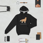 Load image into Gallery viewer, Golden Retriever Customised Champion Hoodie Black / S
