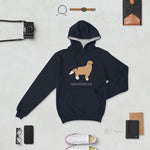 Load image into Gallery viewer, Golden Retriever Customised Champion Hoodie Navy / S
