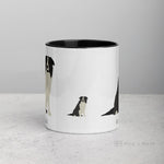 Load image into Gallery viewer, Grey Border Collie Customised Mug Mugs
