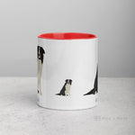 Load image into Gallery viewer, Grey Border Collie Customised Mug Mugs
