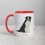 Load image into Gallery viewer, Grey Border Collie Customised Mug Mugs
