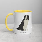 Load image into Gallery viewer, Grey Border Collie Customised Mug Mugs
