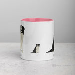 Load image into Gallery viewer, Grey Border Collie Customised Mug Mugs
