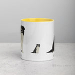 Load image into Gallery viewer, Grey Border Collie Customised Mug Mugs
