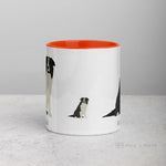 Load image into Gallery viewer, Grey Border Collie Customised Mug Mugs
