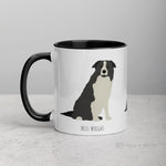 Load image into Gallery viewer, Grey Border Collie Customised Mug Mugs
