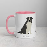 Load image into Gallery viewer, Grey Border Collie Customised Mug Mugs
