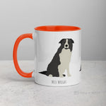 Load image into Gallery viewer, Grey Border Collie Customised Mug Mugs
